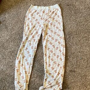 Women's Teddy Bear Print Pajama Pants
